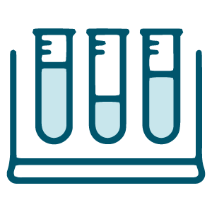pictogramme illustrant un tube à essai