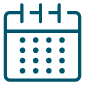 pictogramme illustrant un calendrier