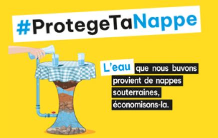 visuel de la campagne préservation de la ressource © © Régie Bordeaux Métropole
