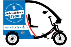 photo du triporteur © © Régie de L'Eau Bordeaux Métropole