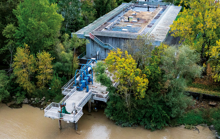 La production d'eau industrielle - © Régie de L'Eau Bordeaux Métropole