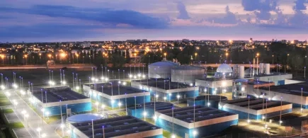 vue des installations de L'Eau Bordeaux Métropole