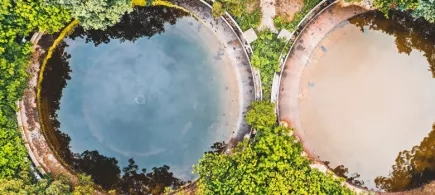 bassins de traitement d'eau