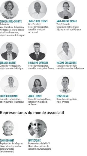 Photo des 11 représentants élus