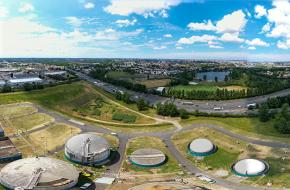 vue panoramique de l'usine de traitement de l'eau © © Bordeaux Métropole